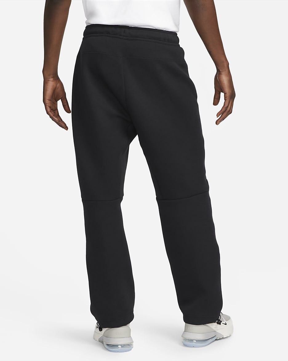 Mens nike open hem joggers best sale